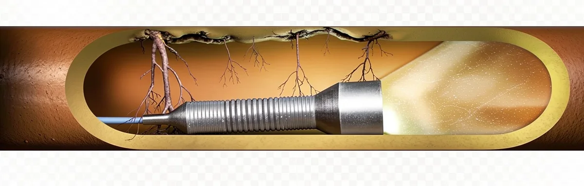 Remove the background so it’s just the pipe and roots and everything inside it (edited from: https://jo9jscr0dft2bdev.public.blob.vercel-storage.com/photos/photo-studio-edit-1777664738086/photo-studio.webp)